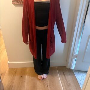 Eileen Fisher Rich Red Knit Sweater